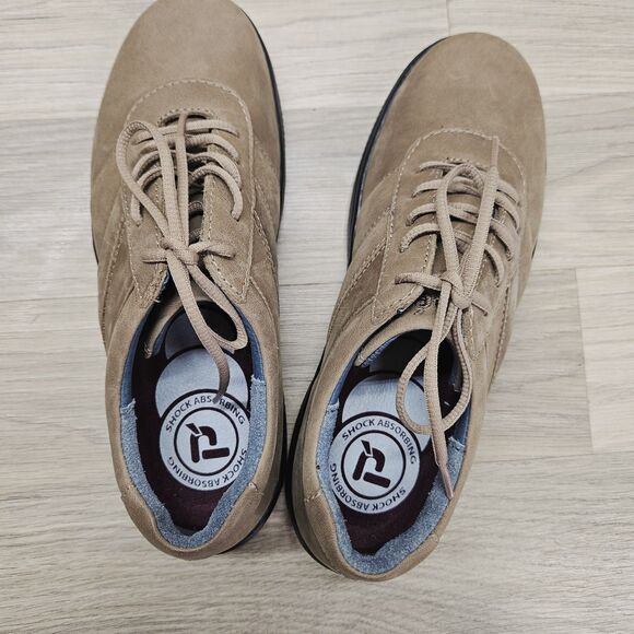 Propet Mens Brown Shoes Shock Absorbing Size 7 Leather - Picture 7 of 9